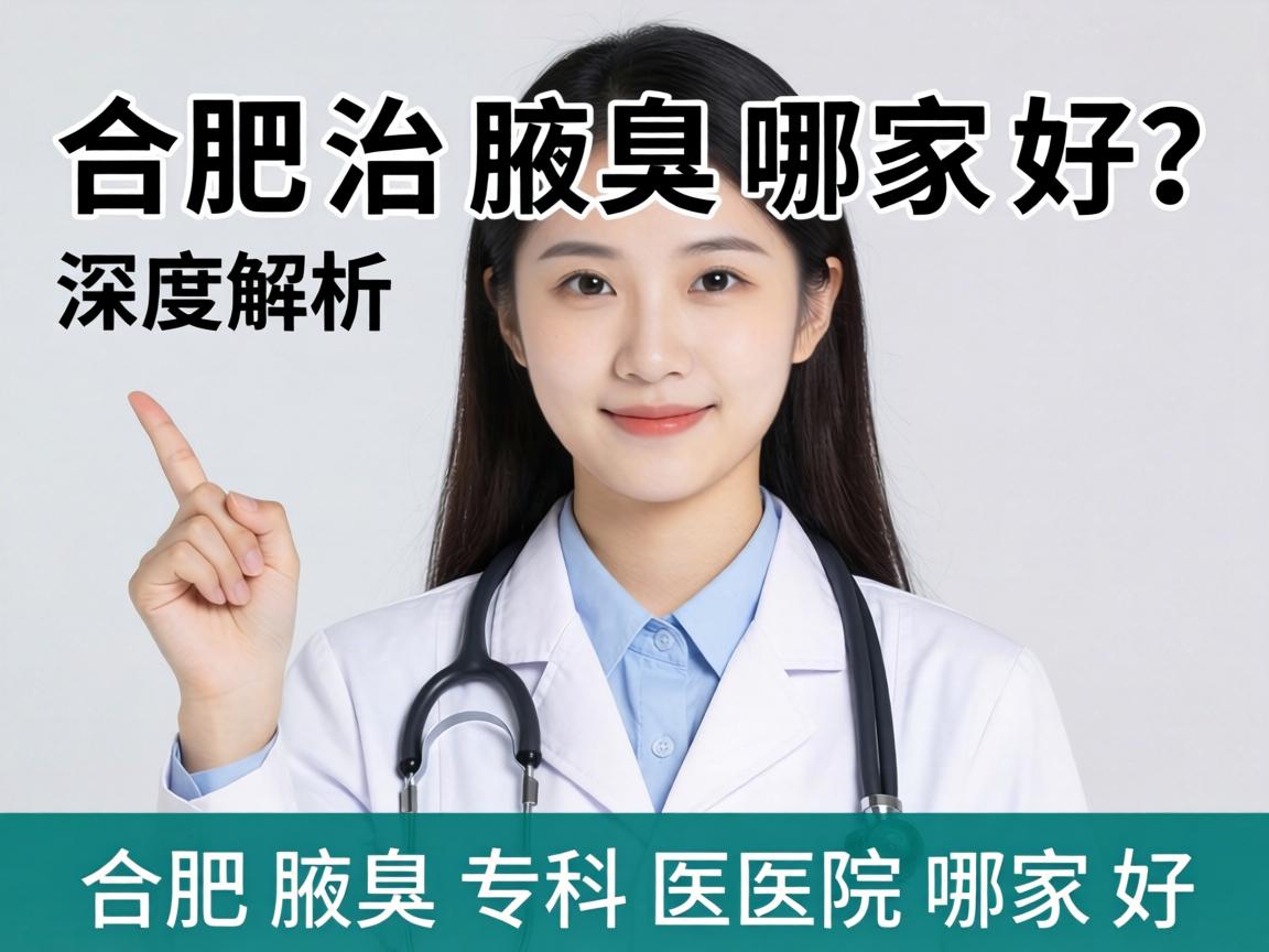 合肥治腋臭哪家好？深度解析合肥腋臭专科医院哪家好