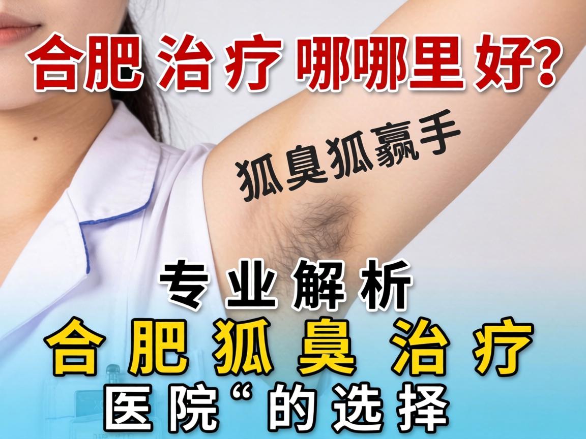 合肥治疗狐臭哪里好？专业解析合肥狐臭治疗医院的选择
