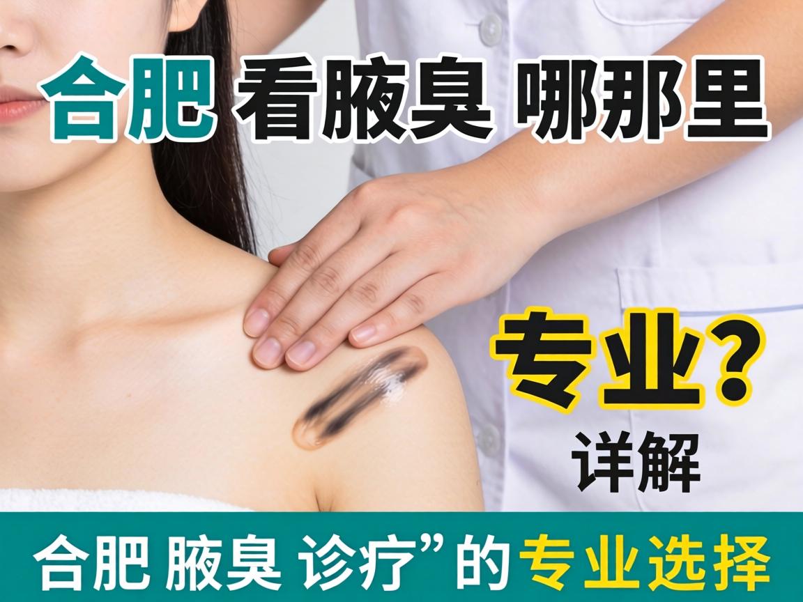 合肥看腋臭哪里专业？详解合肥腋臭诊疗的专业选择