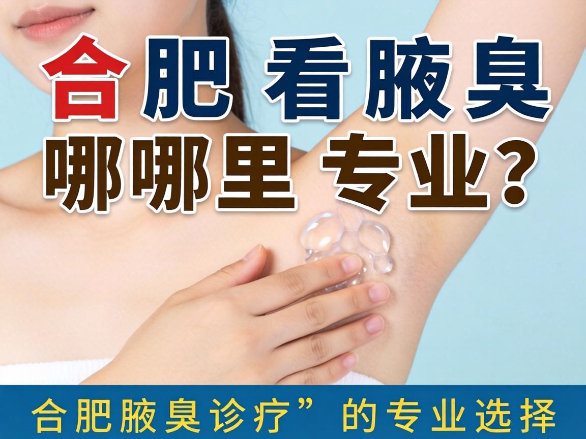 合肥看腋臭哪里专业？详解合肥腋臭诊疗的专业选择