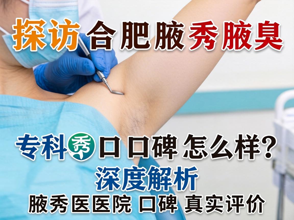 探访合肥腋秀腋臭专科口碑怎么样？深度解析腋秀医院口碑真实评价
