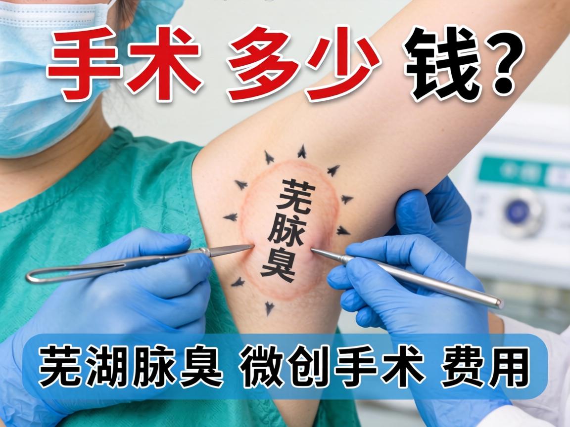 芜湖腋臭手术多少钱？详解芜湖腋臭微创手术费用