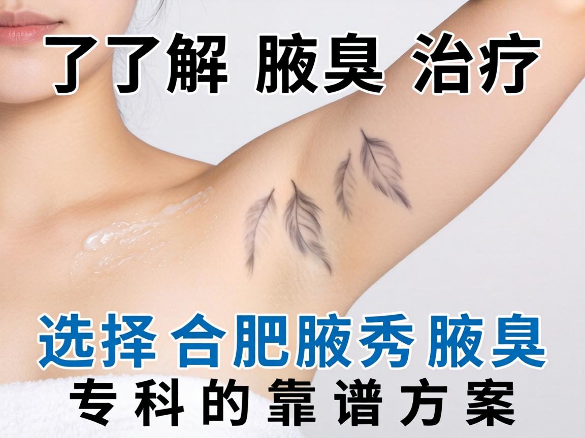 了解腋臭治疗，选择合肥腋秀腋臭专科的靠谱方案