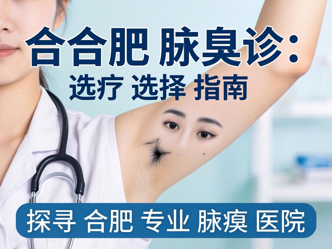 合肥腋臭诊疗选择指南，探寻合肥专业腋臭医院