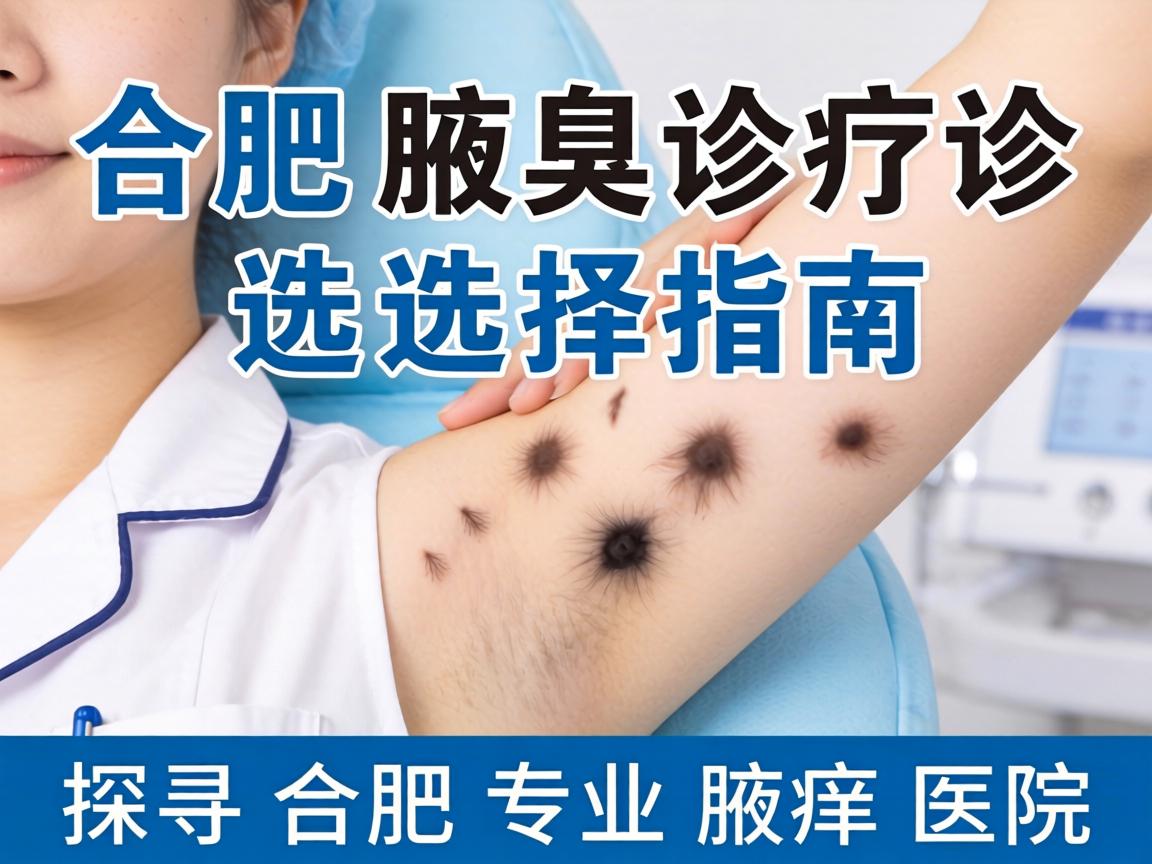 合肥腋臭诊疗选择指南，探寻合肥专业腋臭医院