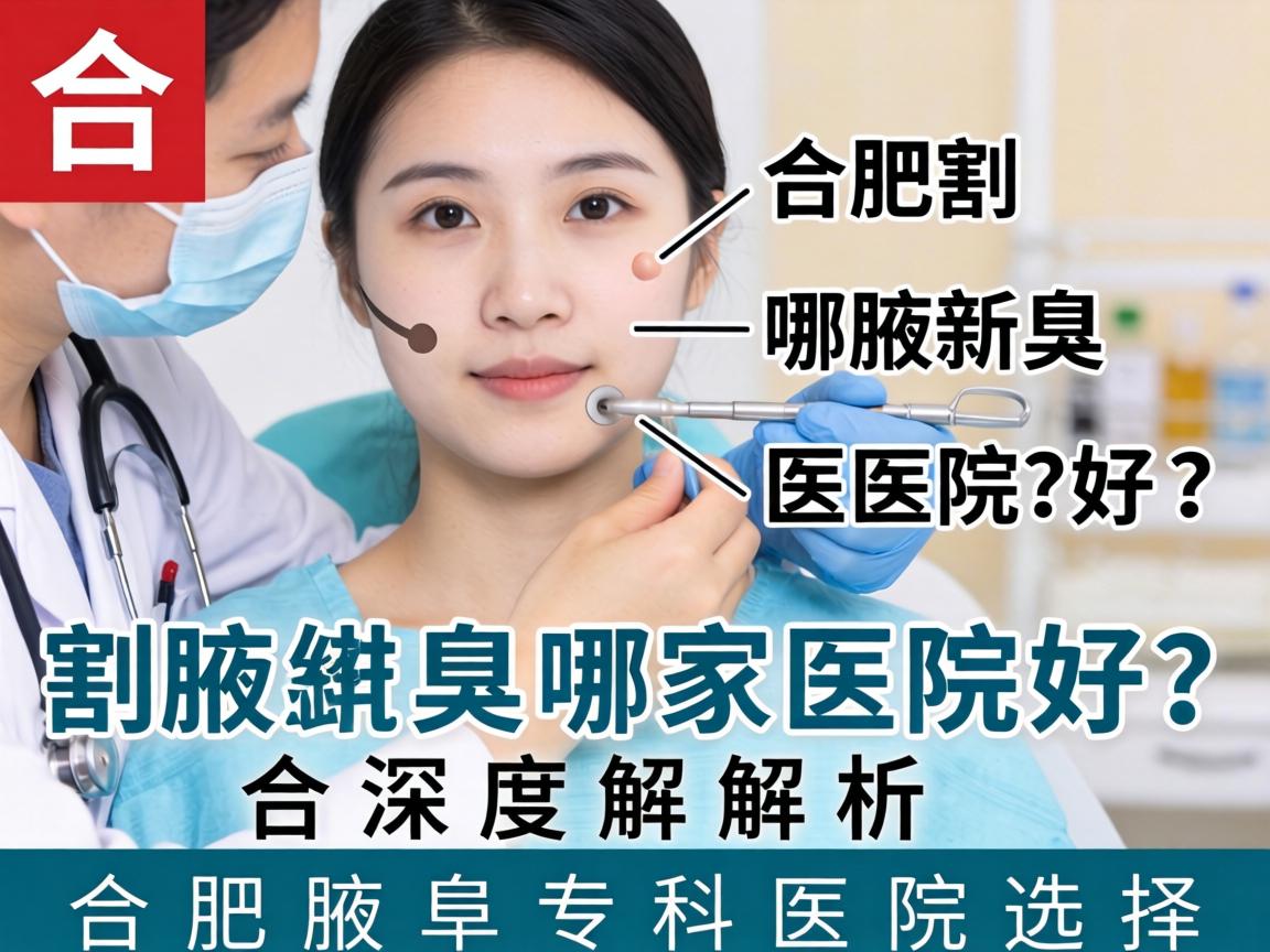 合肥割腋臭哪家医院好？深度解析合肥腋臭专科医院选择