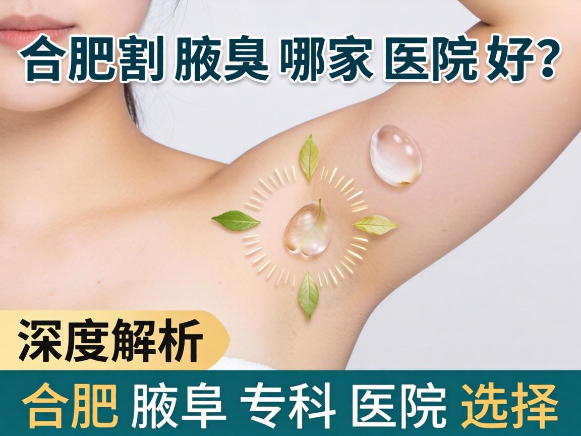合肥割腋臭哪家医院好？深度解析合肥腋臭专科医院选择