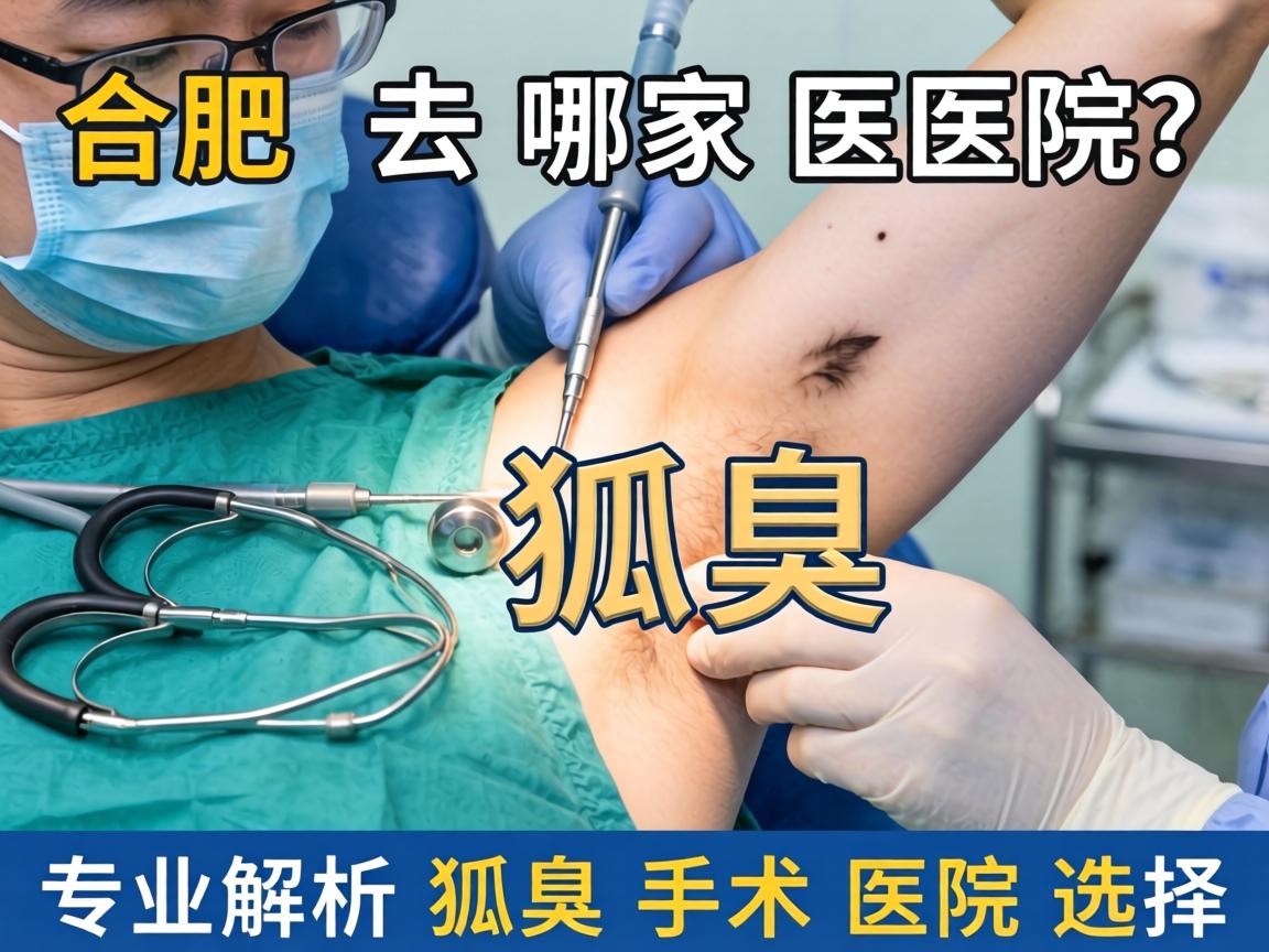 合肥狐臭手术去哪家医院？专业解析狐臭手术医院选择