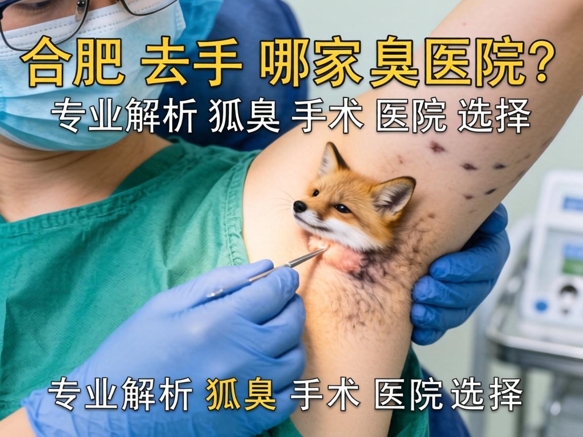 合肥狐臭手术去哪家医院？专业解析狐臭手术医院选择