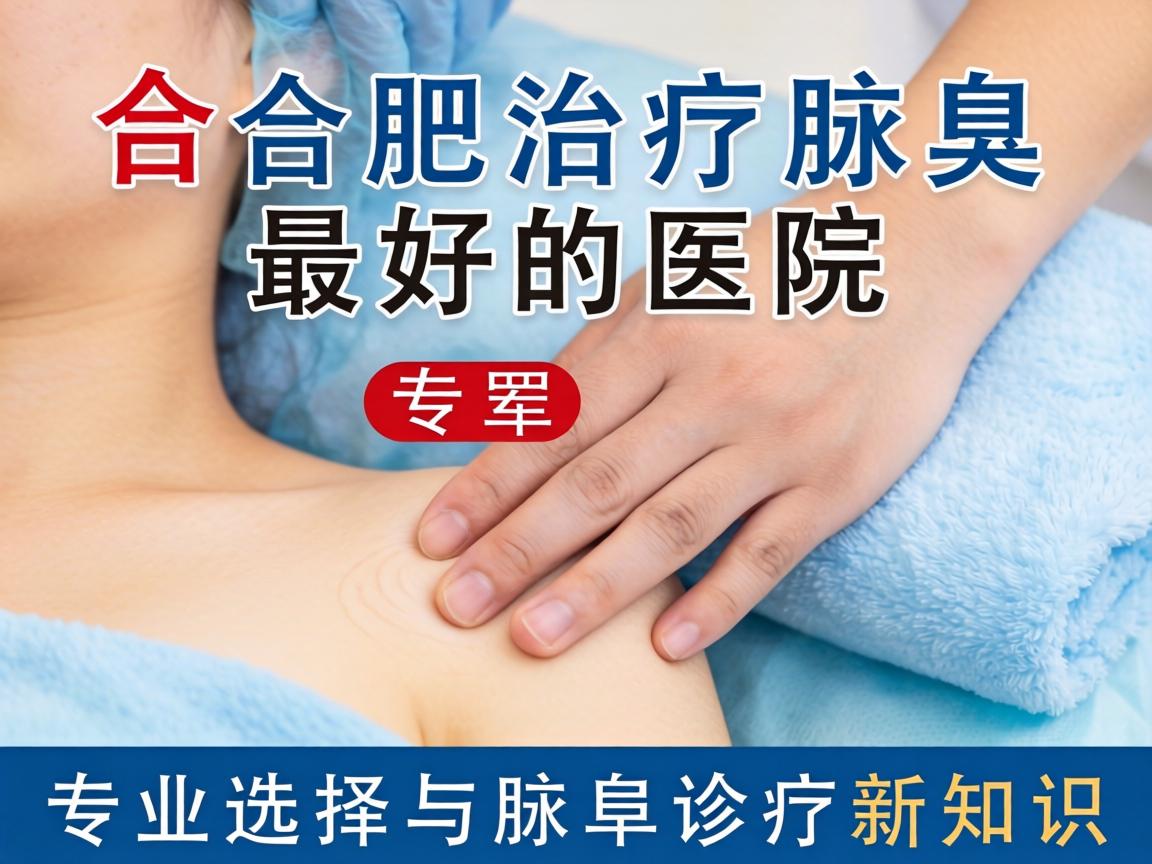 合肥治疗腋臭最好的医院，专业选择与腋臭诊疗新知识