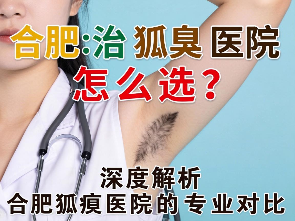 合肥治狐臭医院怎么选？深度解析合肥狐臭医院的专业对比