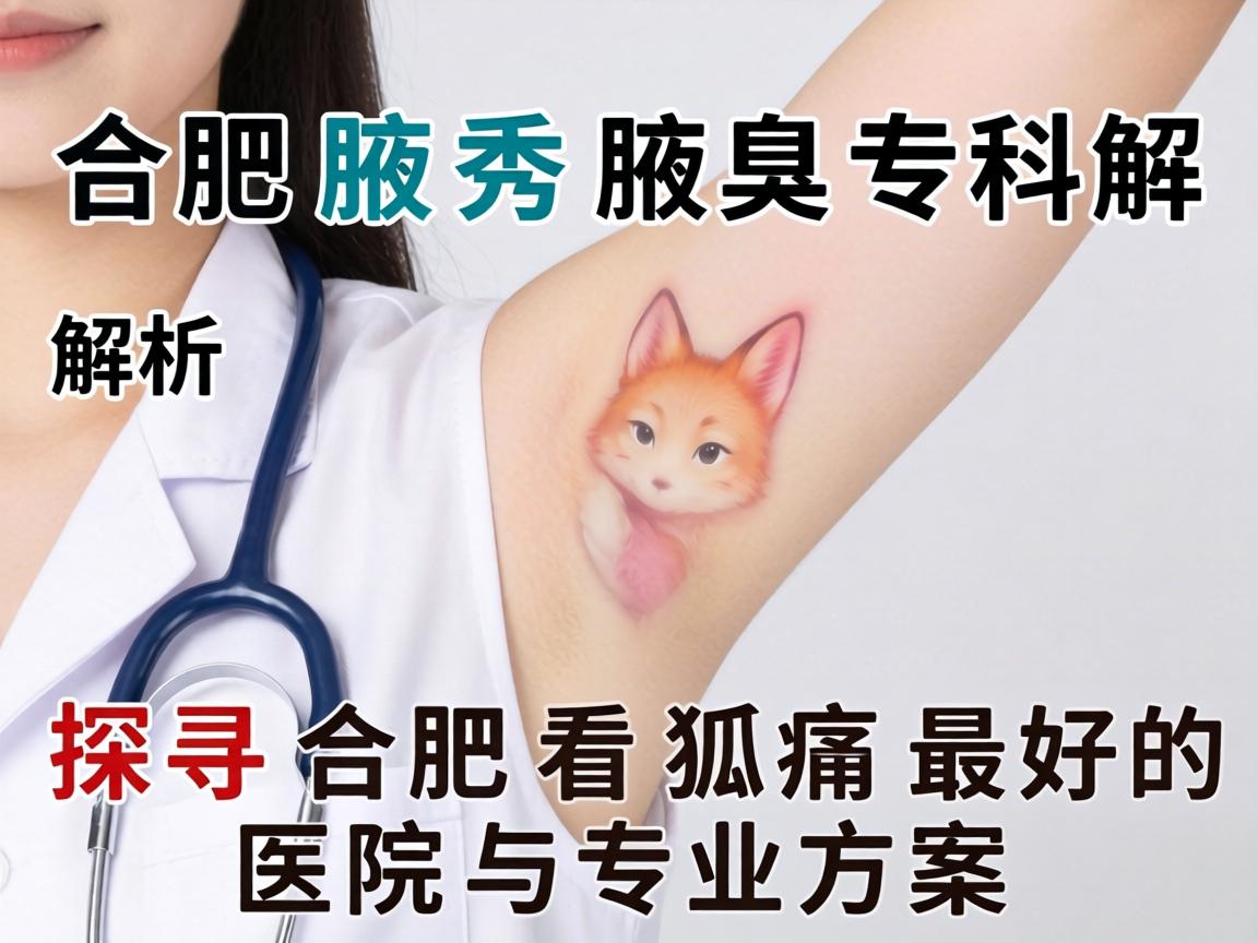 合肥腋秀腋臭专科解析，探寻合肥看狐臭最好的医院与专业方案