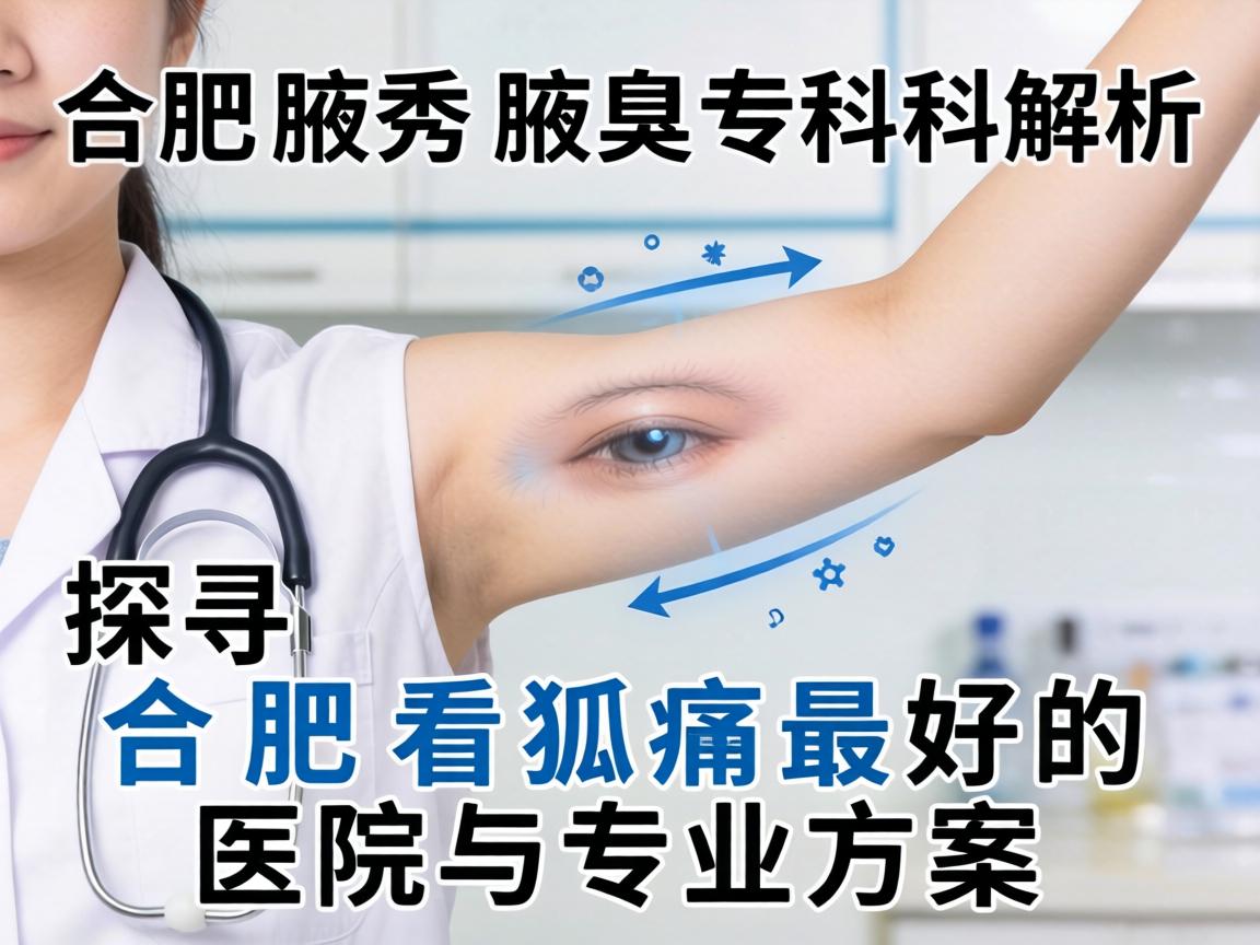 合肥腋秀腋臭专科解析，探寻合肥看狐臭最好的医院与专业方案