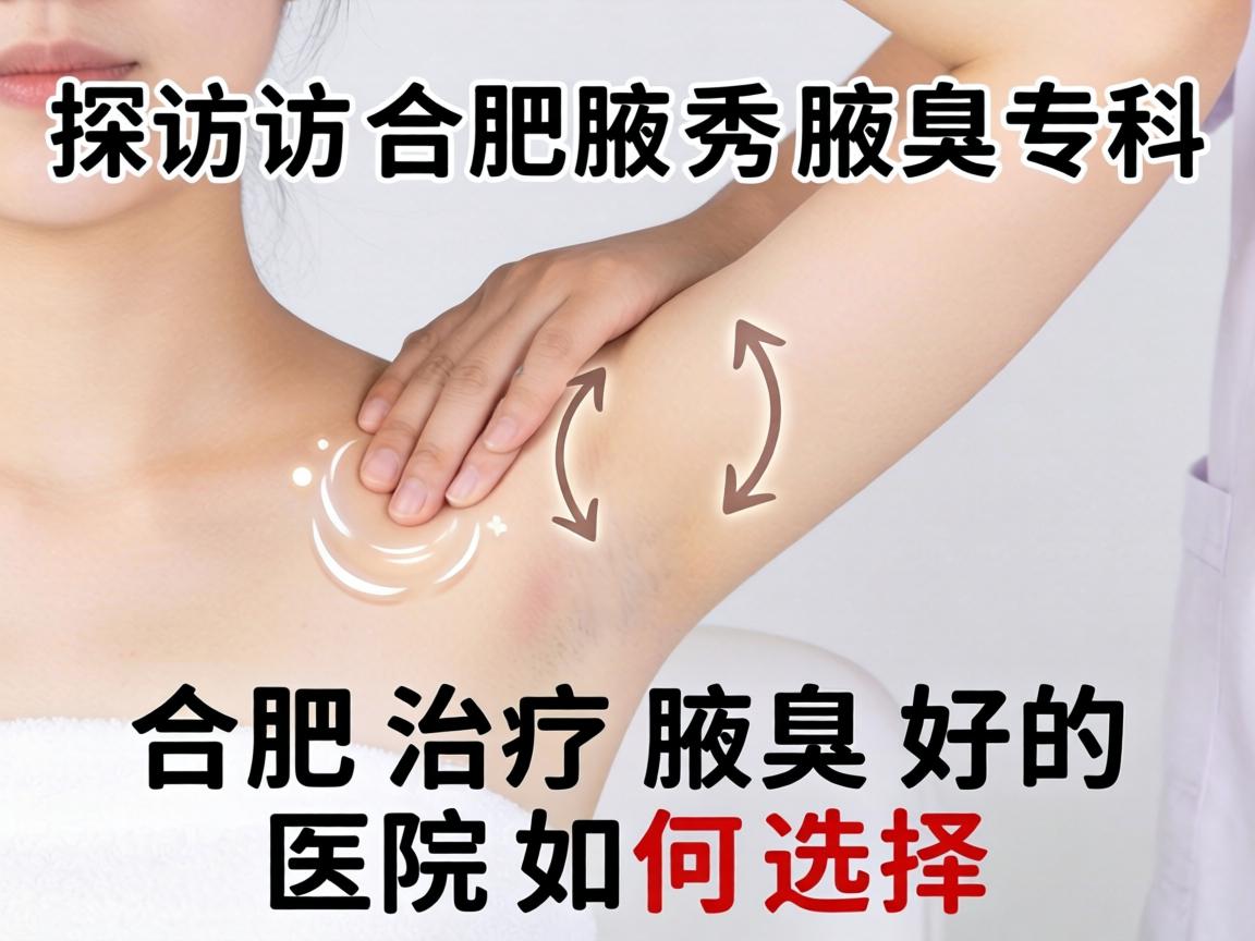 探访合肥腋秀腋臭专科，解析合肥治疗腋臭好的医院如何选择