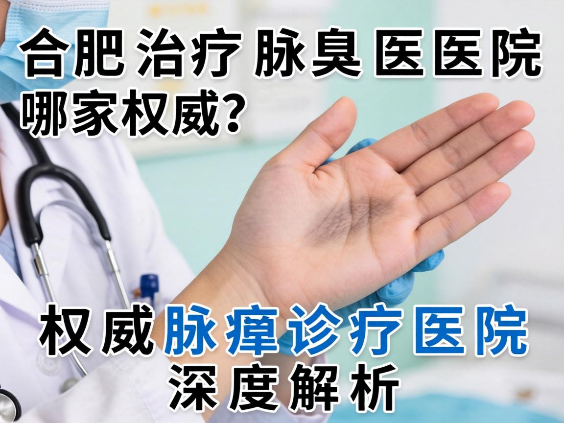 合肥治疗腋臭医院哪家权威？权威腋臭诊疗医院深度解析