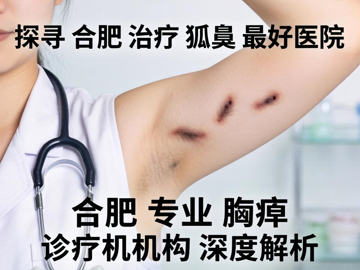 探寻合肥治疗狐臭最好医院，合肥专业腋臭诊疗机构深度解析