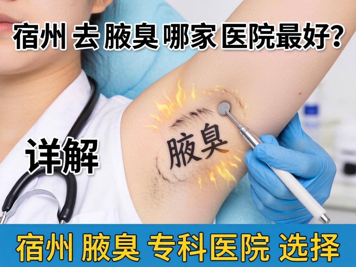 宿州去腋臭哪家医院最好？详解宿州腋臭专科医院选择