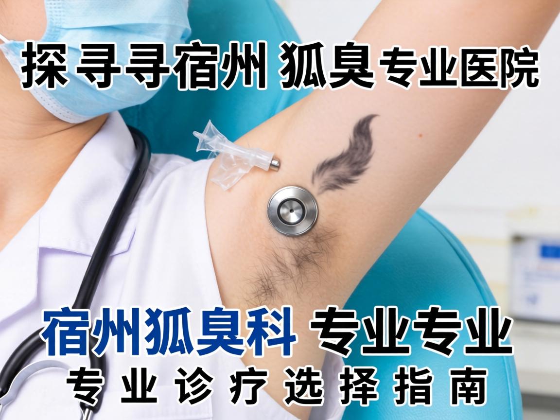 探寻宿州狐臭专业医院，宿州狐臭科专业诊疗选择指南