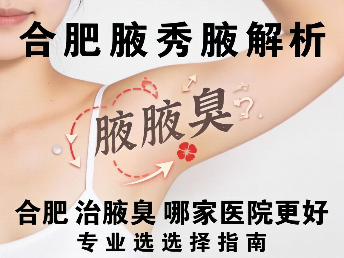 合肥腋秀解析，合肥治腋臭哪家医院更好，专业选择指南