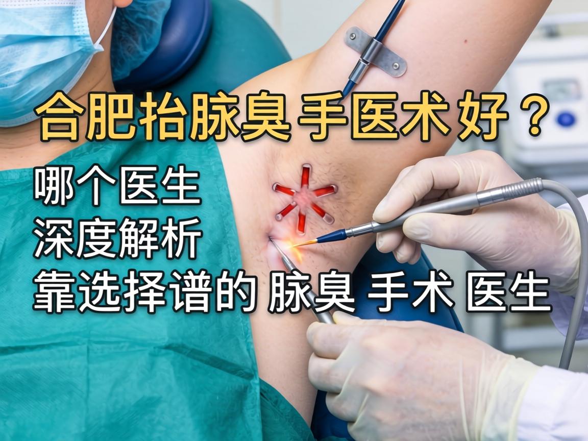 合肥腋臭手术哪个医生好？深度解析如何选择靠谱的腋臭手术医生