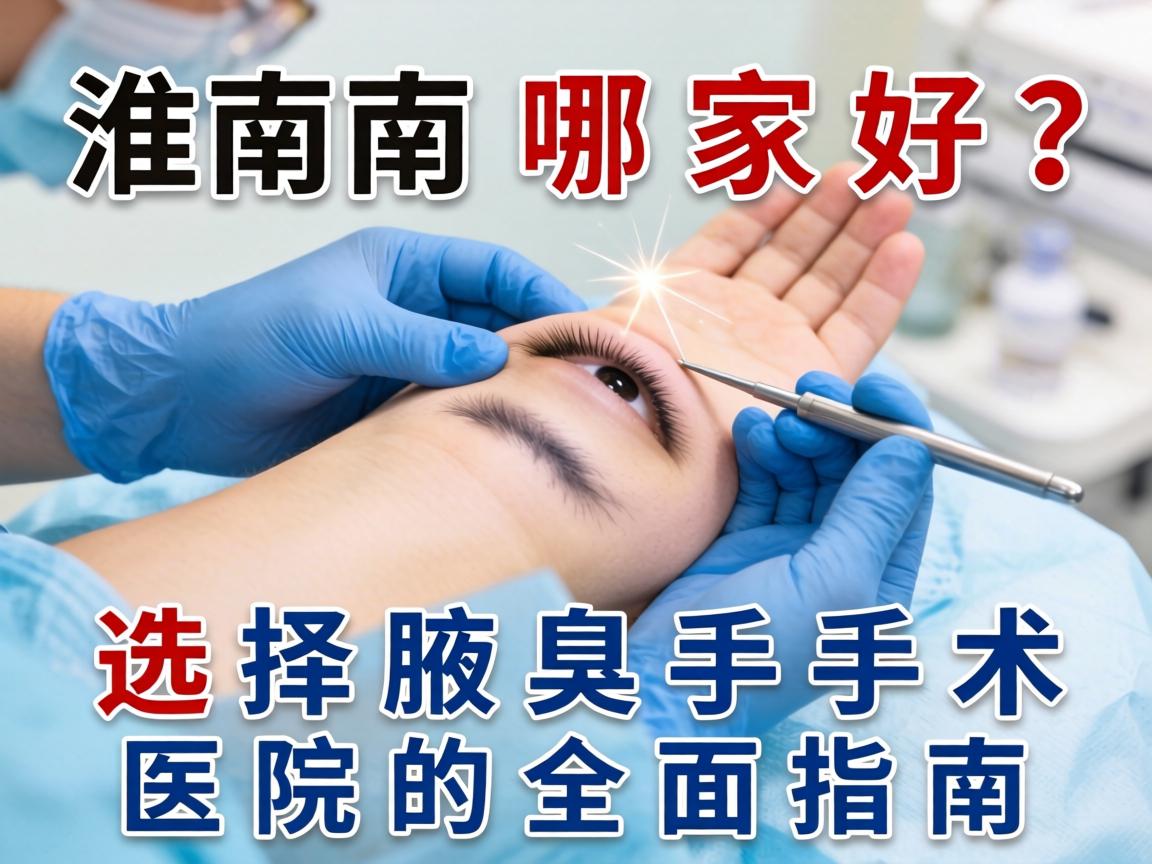 淮南腋臭手术哪家好？选择腋臭手术医院的全面指南