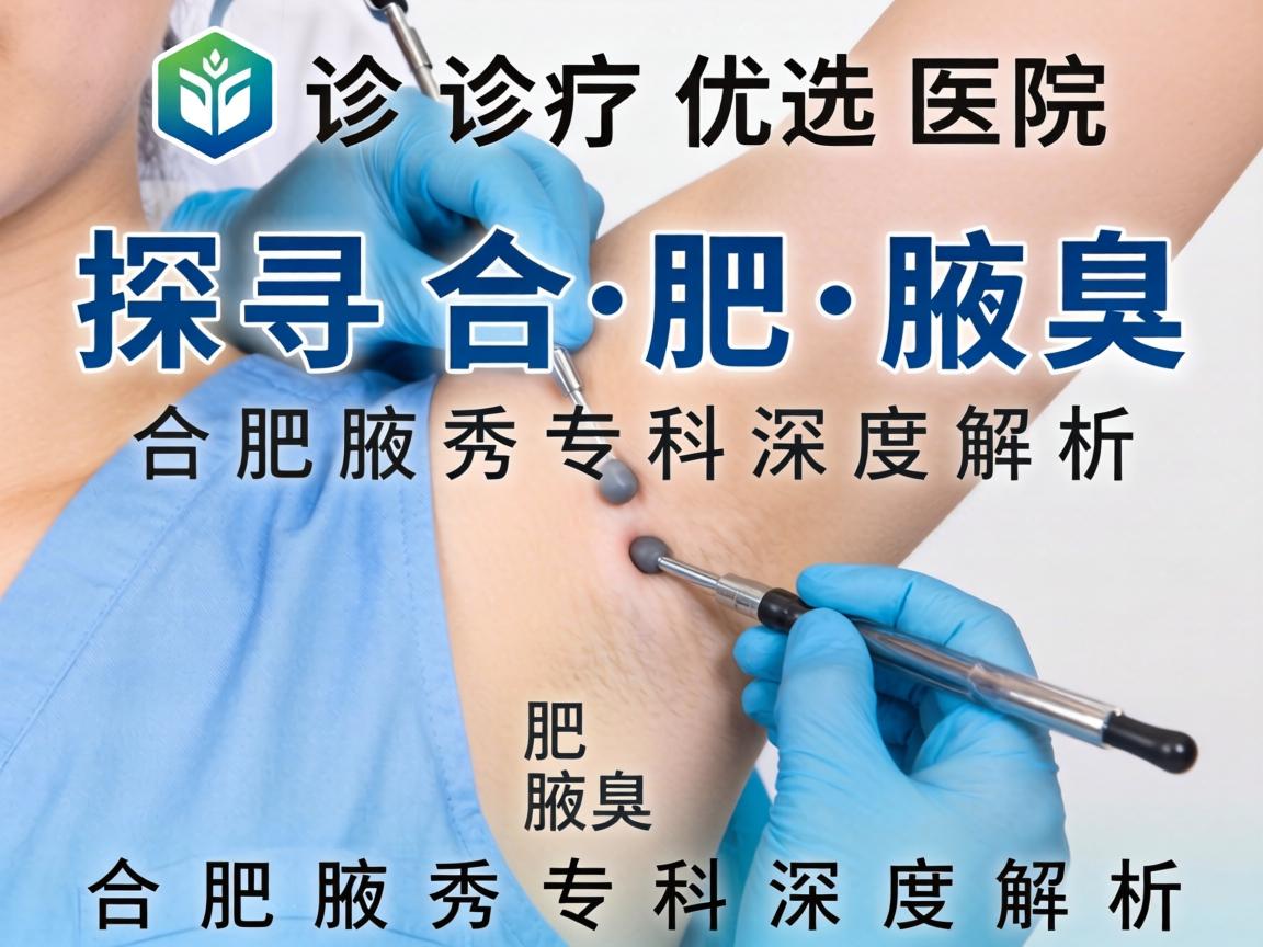 探寻合肥腋臭诊疗优选医院，合肥腋秀专科深度解析