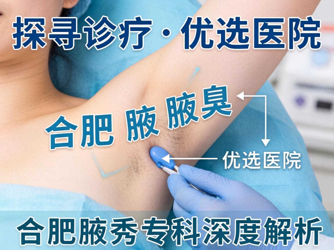 探寻合肥腋臭诊疗优选医院，合肥腋秀专科深度解析