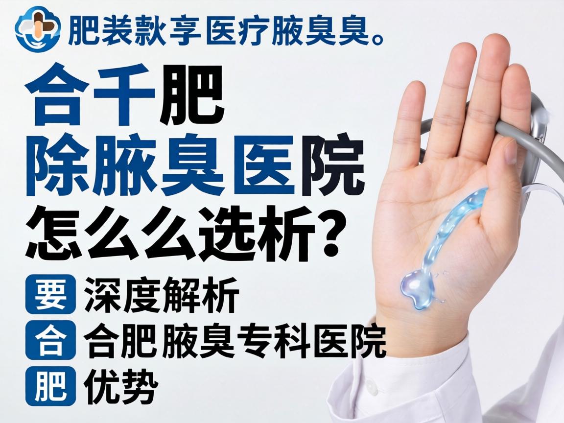 合肥除腋臭医院怎么选?深度解析合肥腋臭专科医院优势 合肥除腋臭医院怎么选?深度解析合肥腋臭专科医院优势