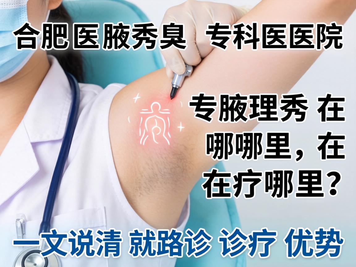 合肥腋秀腋臭专科医院在哪里？在哪里？一文说清就诊路线与诊疗优势