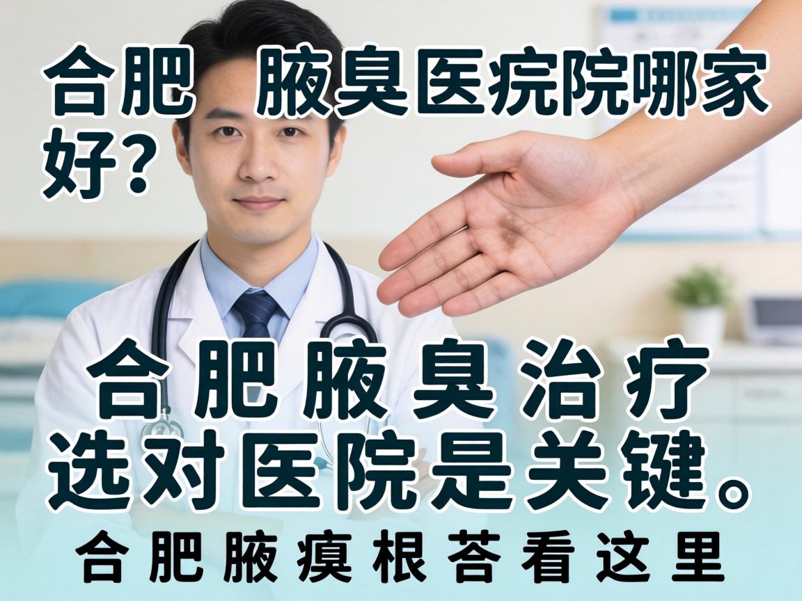 合肥腋臭医院哪家好？合肥腋臭治疗选对医院是关键，合肥腋臭根治看这里