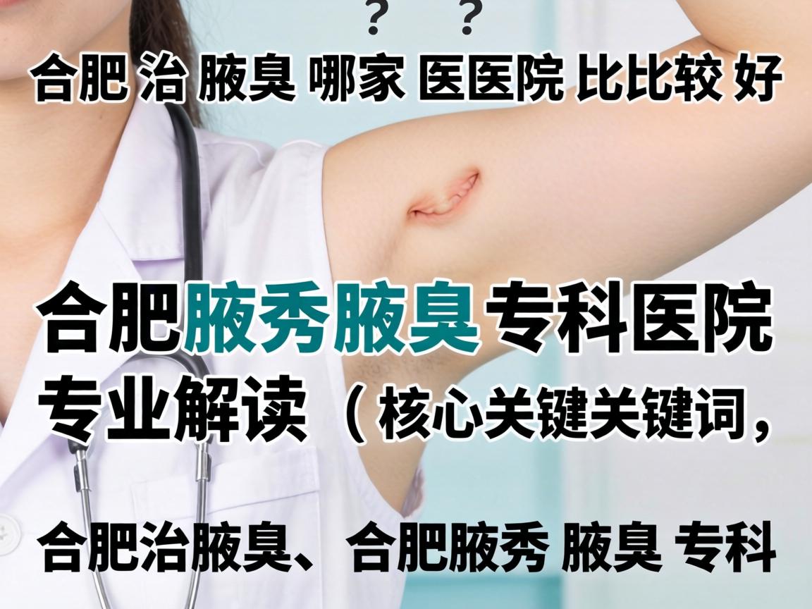 合肥治腋臭哪家医院比较好？合肥腋秀腋臭专科医院专业解读（核心关键词，合肥治腋臭、合肥腋秀腋臭专科）