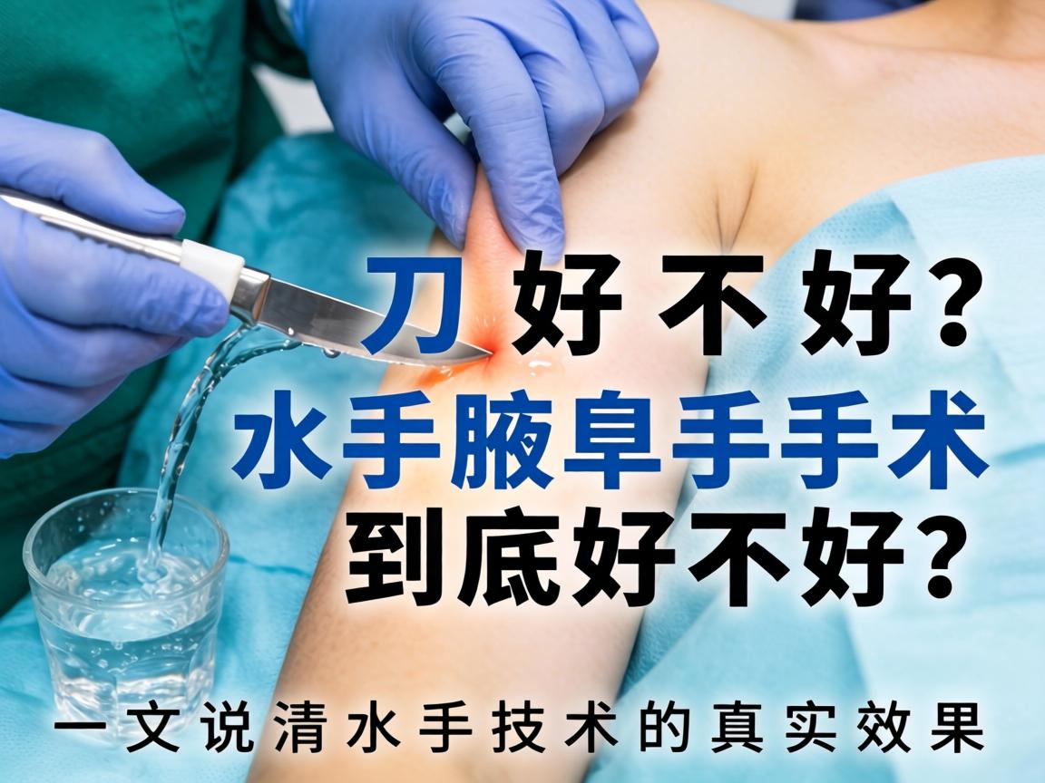 腋臭手术水刀好不好？水刀腋臭手术到底好不好？一文说清水刀技术的真实效果