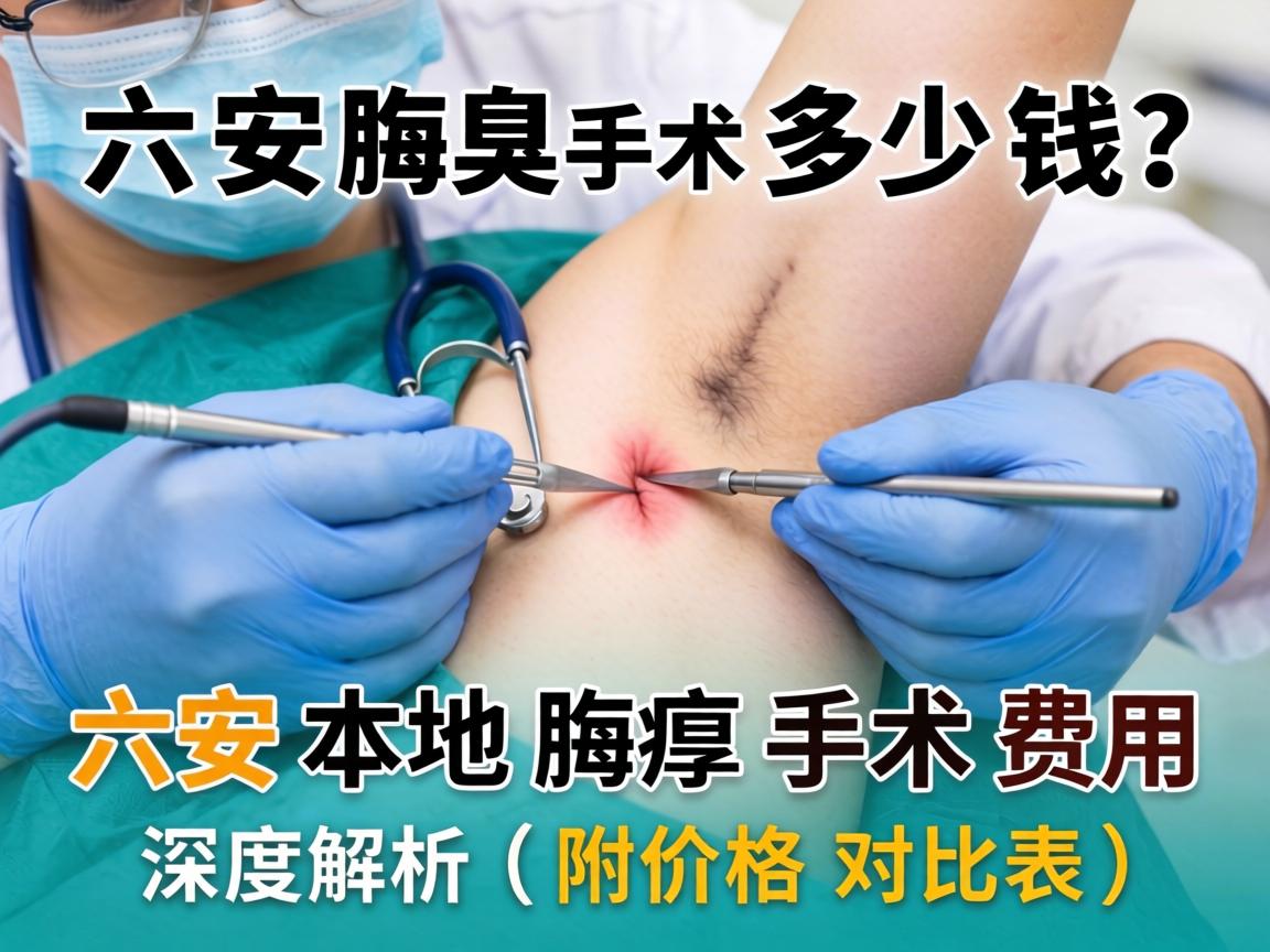六安腋臭手术多少钱？六安本地腋臭手术费用深度解析（附价格对比表）