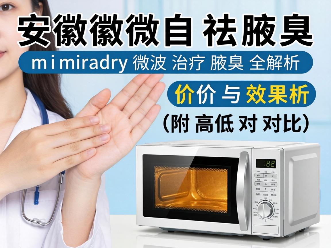 安徽微波祛腋臭，miradry微波治疗腋臭价格与效果全解析（附高低对比表）