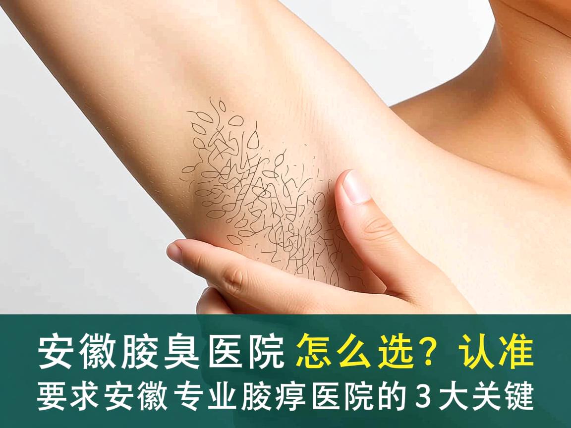 安徽腋臭医院怎么选?认准安徽专业腋臭医院的3大关键 安徽腋臭医院怎么选?认准安徽专业腋臭医院的3大关键