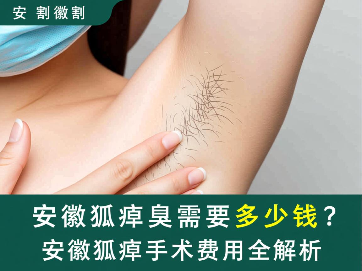 安徽割狐臭需要多少钱?安徽狐臭手术费用全解析 安徽割狐臭需要多少钱?安徽狐臭手术费用全解析