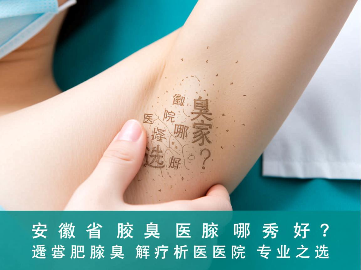 安徽省腋臭医院哪家好?选择合肥腋秀,解析腋臭医院专业之选 安徽省腋臭医院哪家好?选择合肥腋秀,解析腋臭医院专业之选