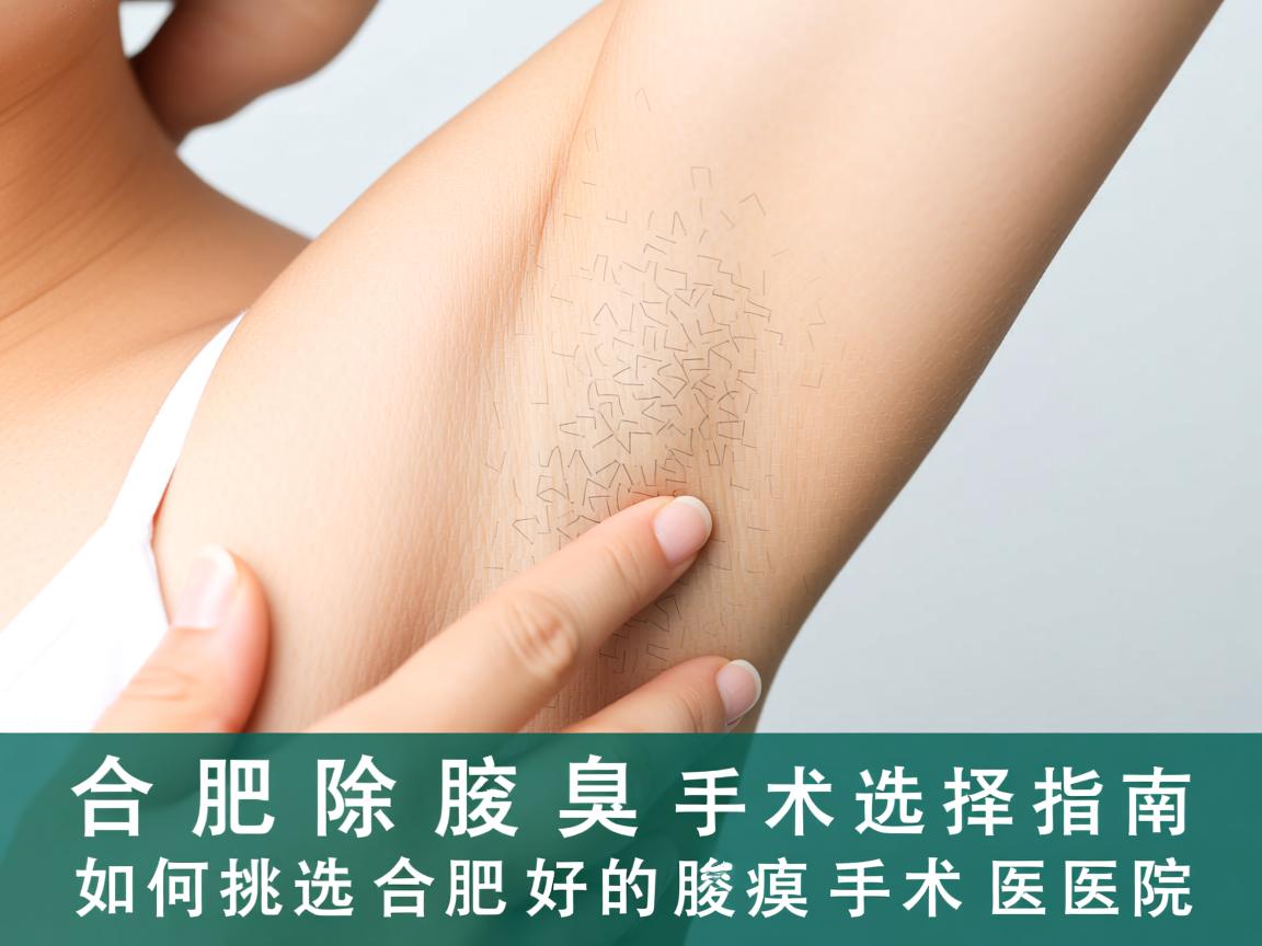 合肥除腋臭手术选择指南,如何挑选合肥好的腋臭手术医院 合肥除腋臭手术选择指南,如何挑选合肥好的腋臭手术医院