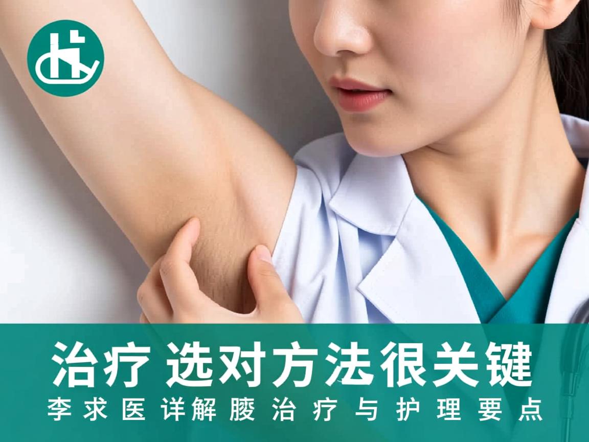 腋臭治疗选对方法很关键,李茹医生详解腋臭治疗与护理要点 腋臭治疗选对方法很关键,李茹医生详解腋臭治疗与护理要点