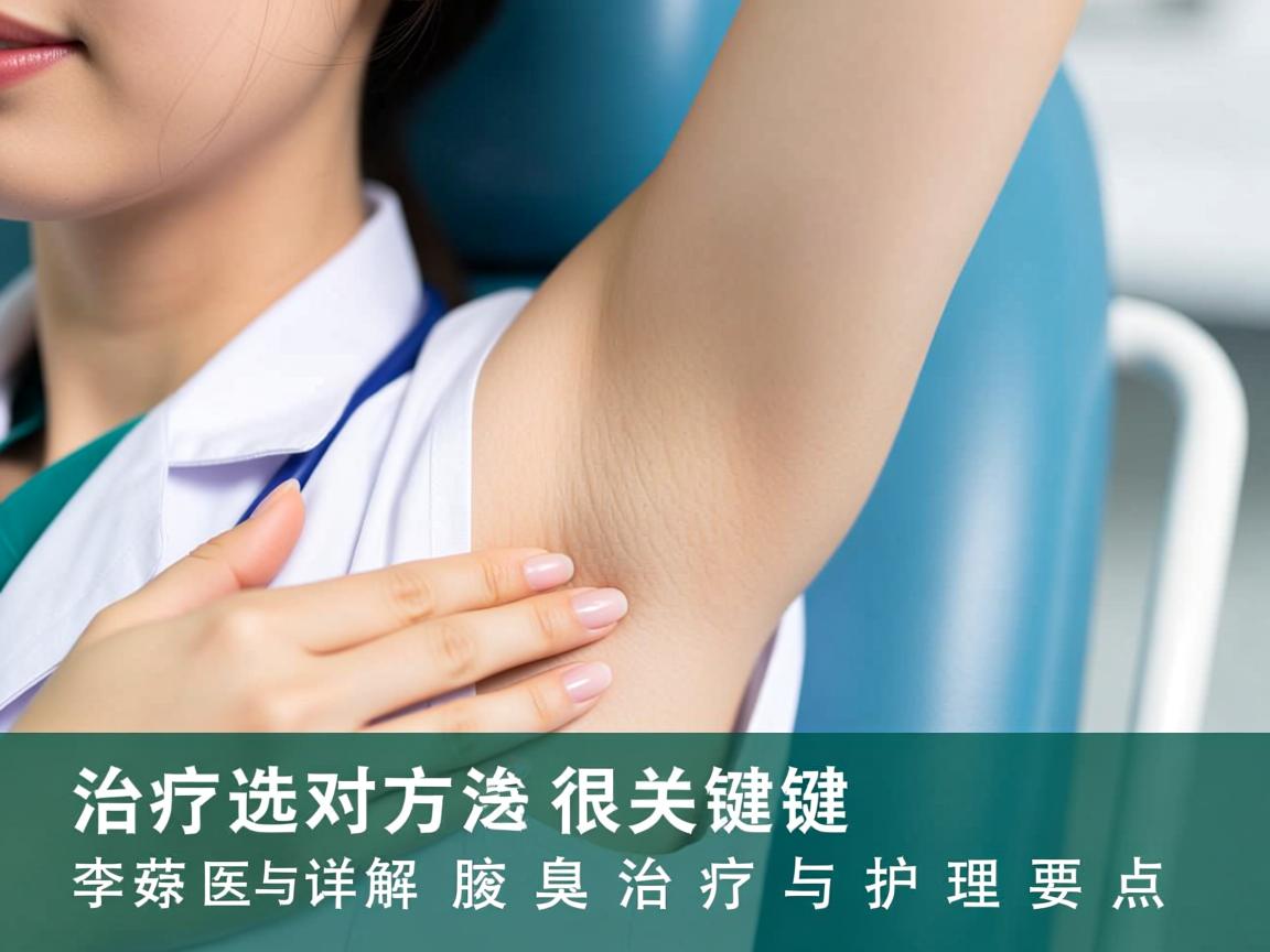 腋臭治疗选对方法很关键,李茹医生详解腋臭治疗与护理要点 腋臭治疗选对方法很关键,李茹医生详解腋臭治疗与护理要点