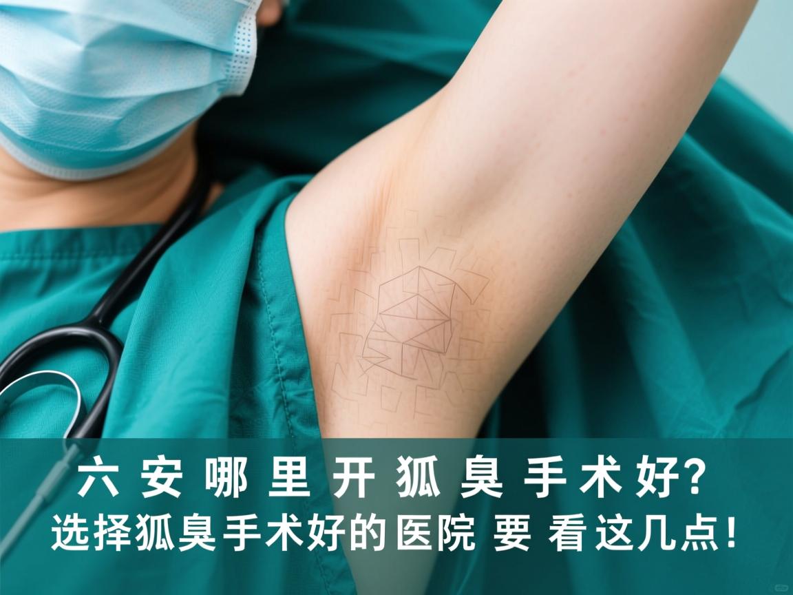 六安哪里开狐臭手术好?选择狐臭手术好的医院要看这几点! 六安哪里开狐臭手术好?选择狐臭手术好的医院要看这几点!