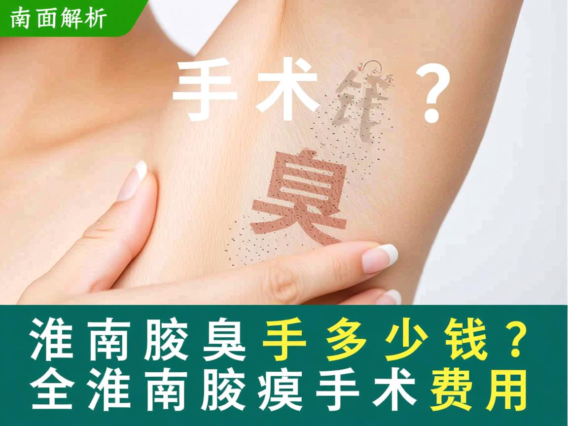 淮南腋臭手术多少钱?全面解析淮南腋臭手术费用 淮南腋臭手术多少钱?全面解析淮南腋臭手术费用