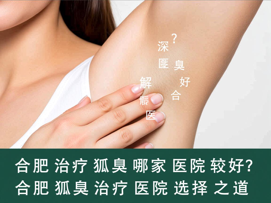 合肥治疗狐臭哪家医院较好?深度解析合肥狐臭治疗医院的选择之道 合肥治疗狐臭哪家医院较好?深度解析合肥狐臭治疗医院的选择之道