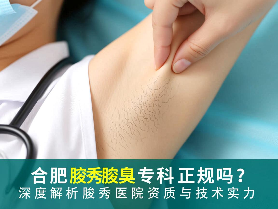 合肥腋秀腋臭专科正规吗?深度解析腋秀医院的资质与技术实力 合肥腋秀腋臭专科正规吗?深度解析腋秀医院的资质与技术实力