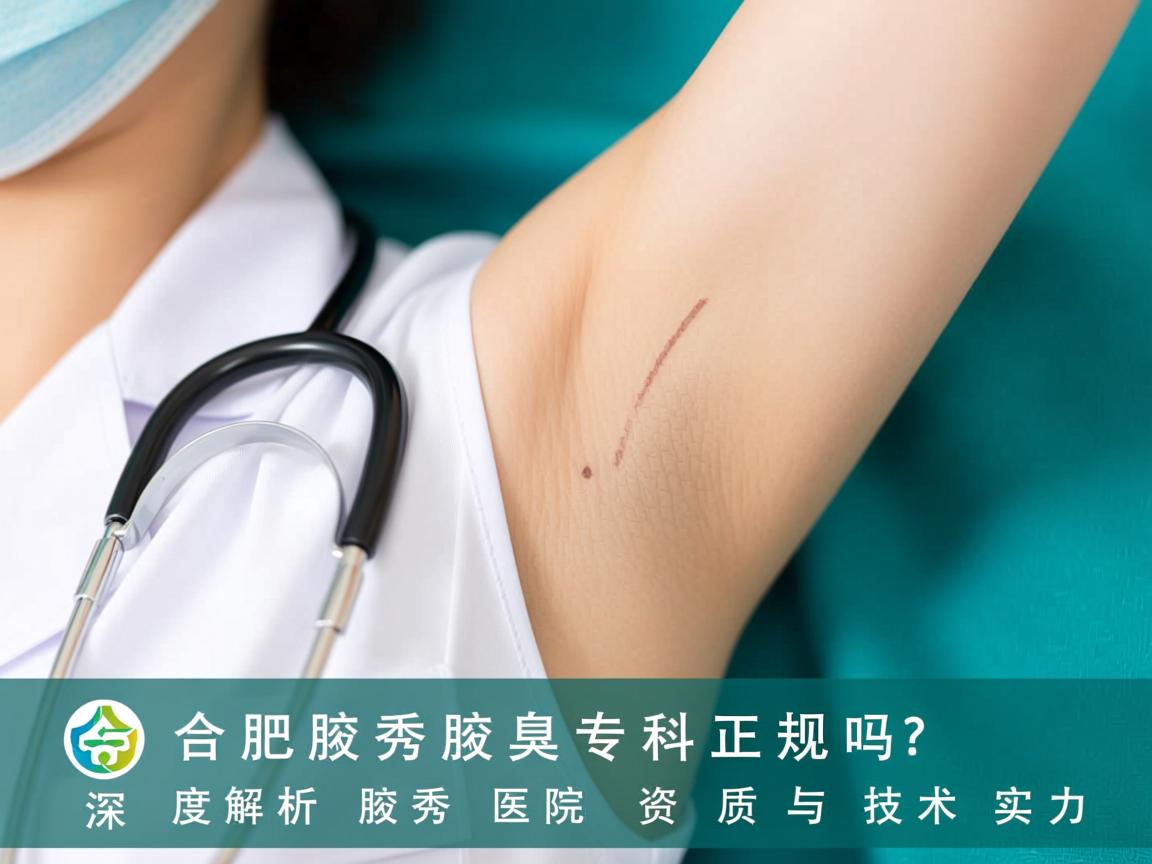 合肥腋秀腋臭专科正规吗?深度解析腋秀医院的资质与技术实力 合肥腋秀腋臭专科正规吗?深度解析腋秀医院的资质与技术实力