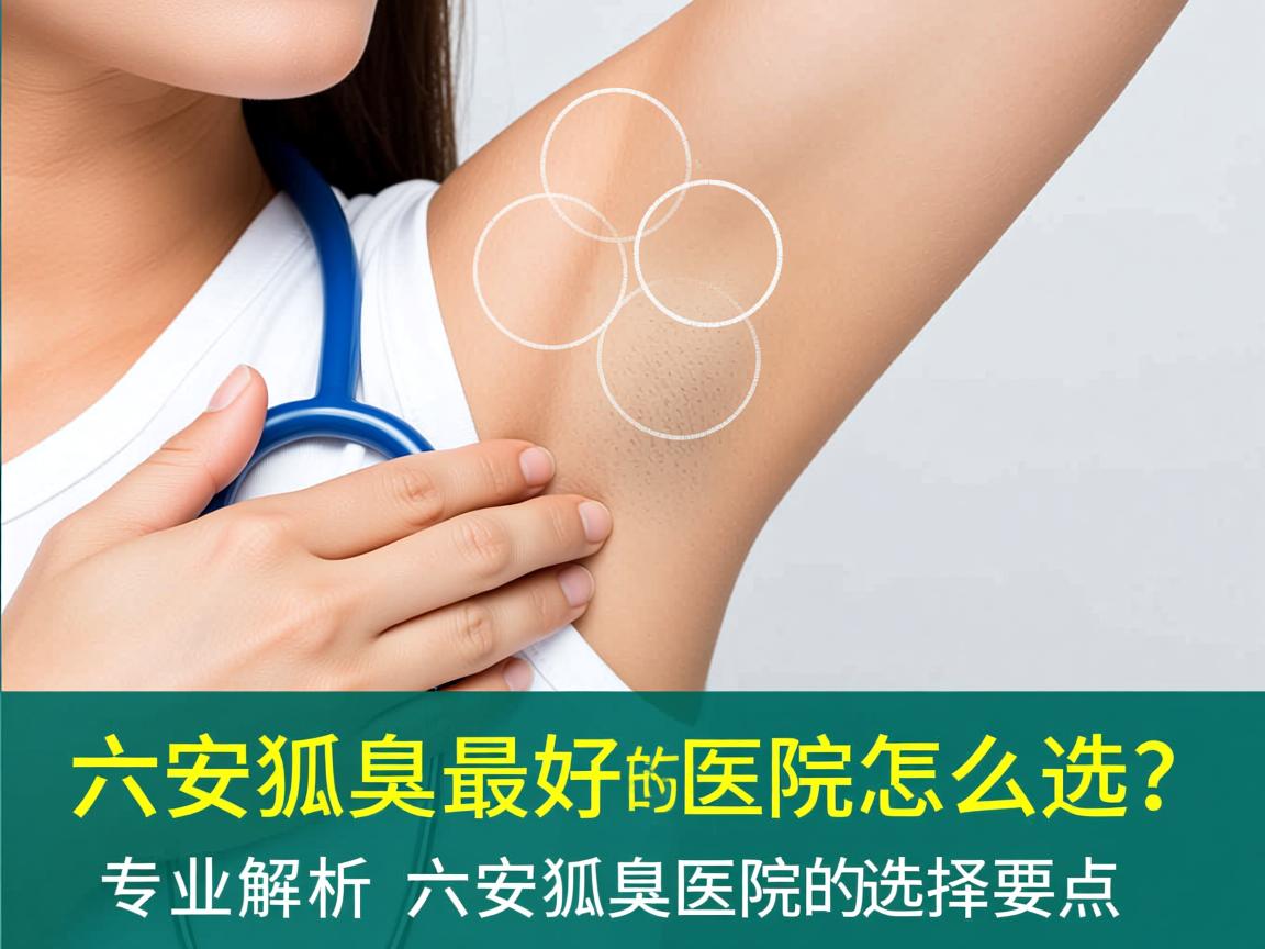 六安狐臭最好的医院怎么选？专业解析六安狐臭医院的选择要点