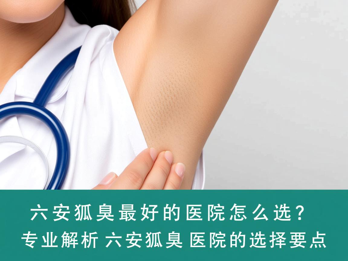 六安狐臭最好的医院怎么选？专业解析六安狐臭医院的选择要点