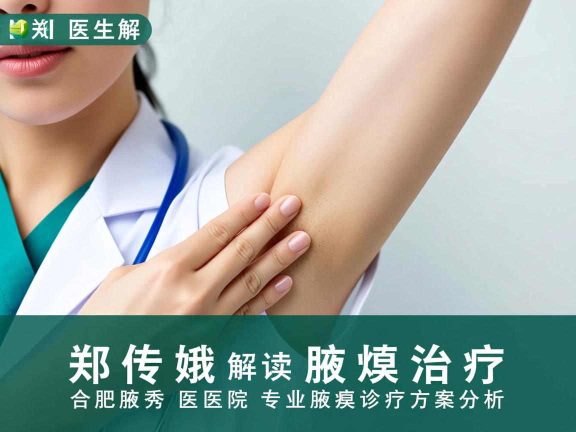 郑传娥医生解读腋臭治疗,合肥腋秀医院专业腋臭诊疗方案分析 郑传娥医生解读腋臭治疗,合肥腋秀医院专业腋臭诊疗方案分析