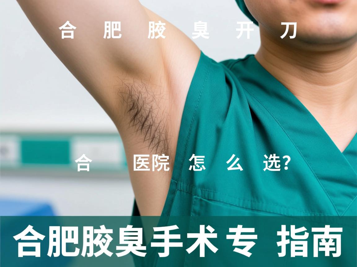 在合肥腋臭开刀医院怎么选?合肥腋臭手术专业指南 在合肥腋臭开刀医院怎么选?合肥腋臭手术专业指南