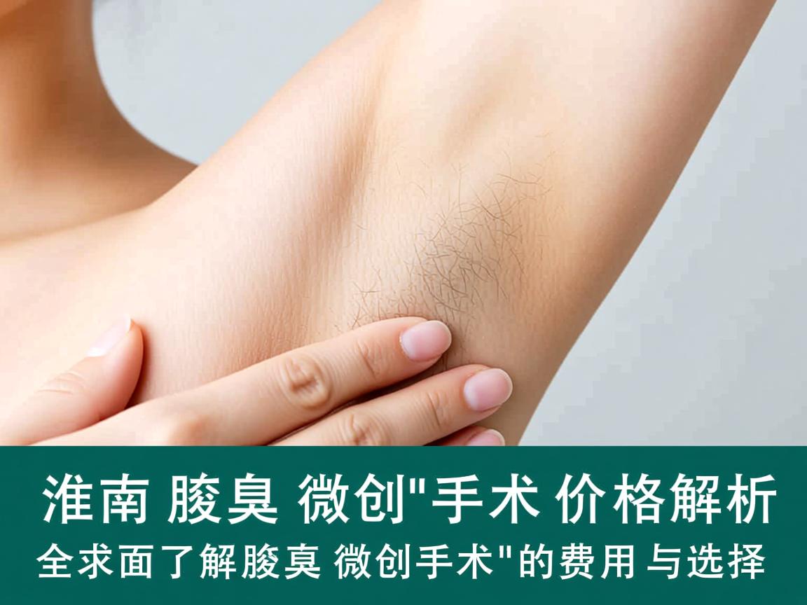 淮南腋臭微创手术价格解析，全面了解腋臭微创手术的费用与选择